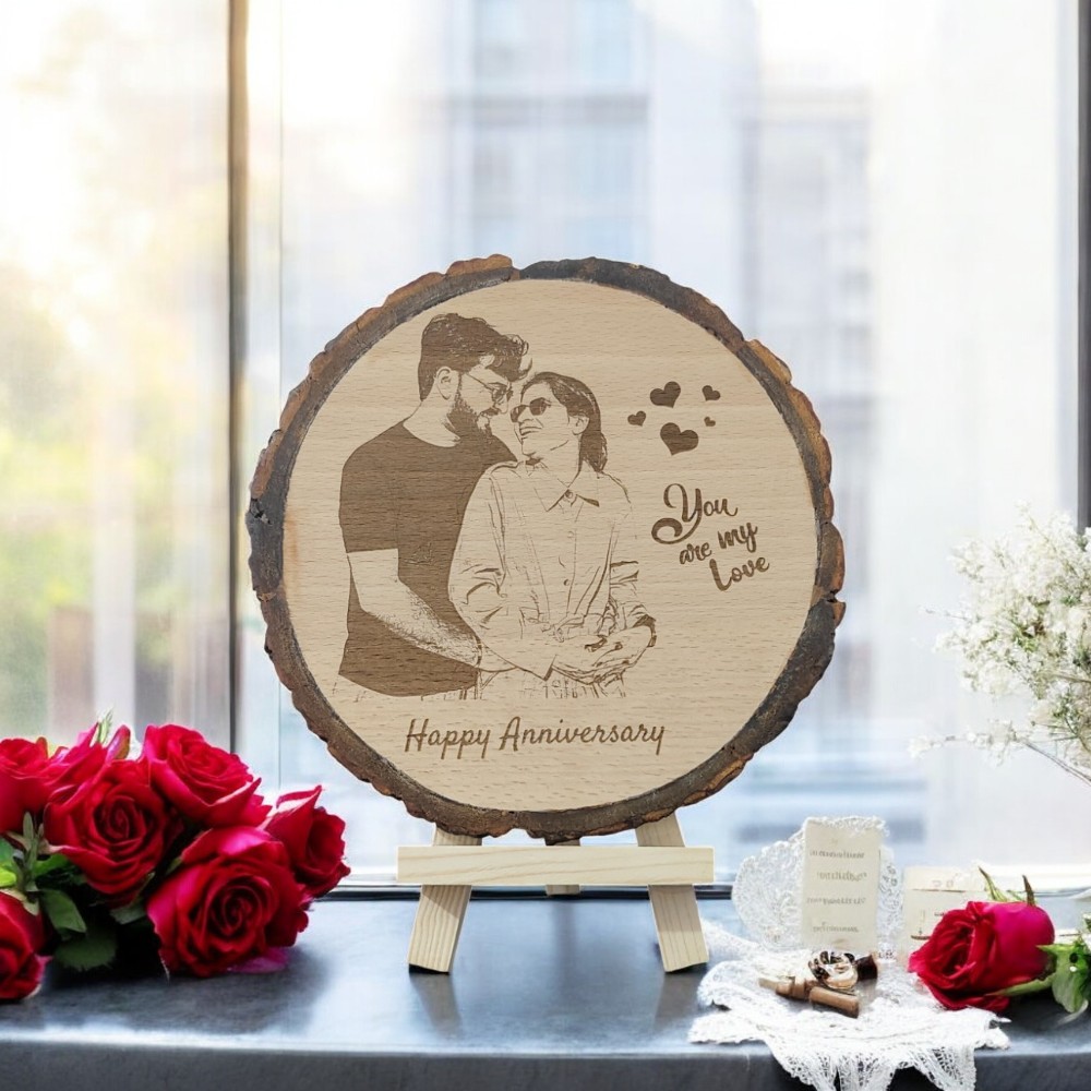 Love-Engraved Coaster Frames For Couples